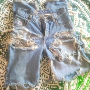 Vintage Cruel Girl Super Distressed Jeans